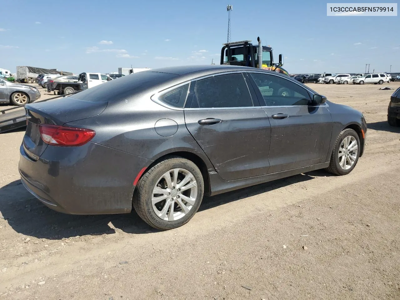 2015 Chrysler 200 Limited VIN: 1C3CCCAB5FN579914 Lot: 66293594