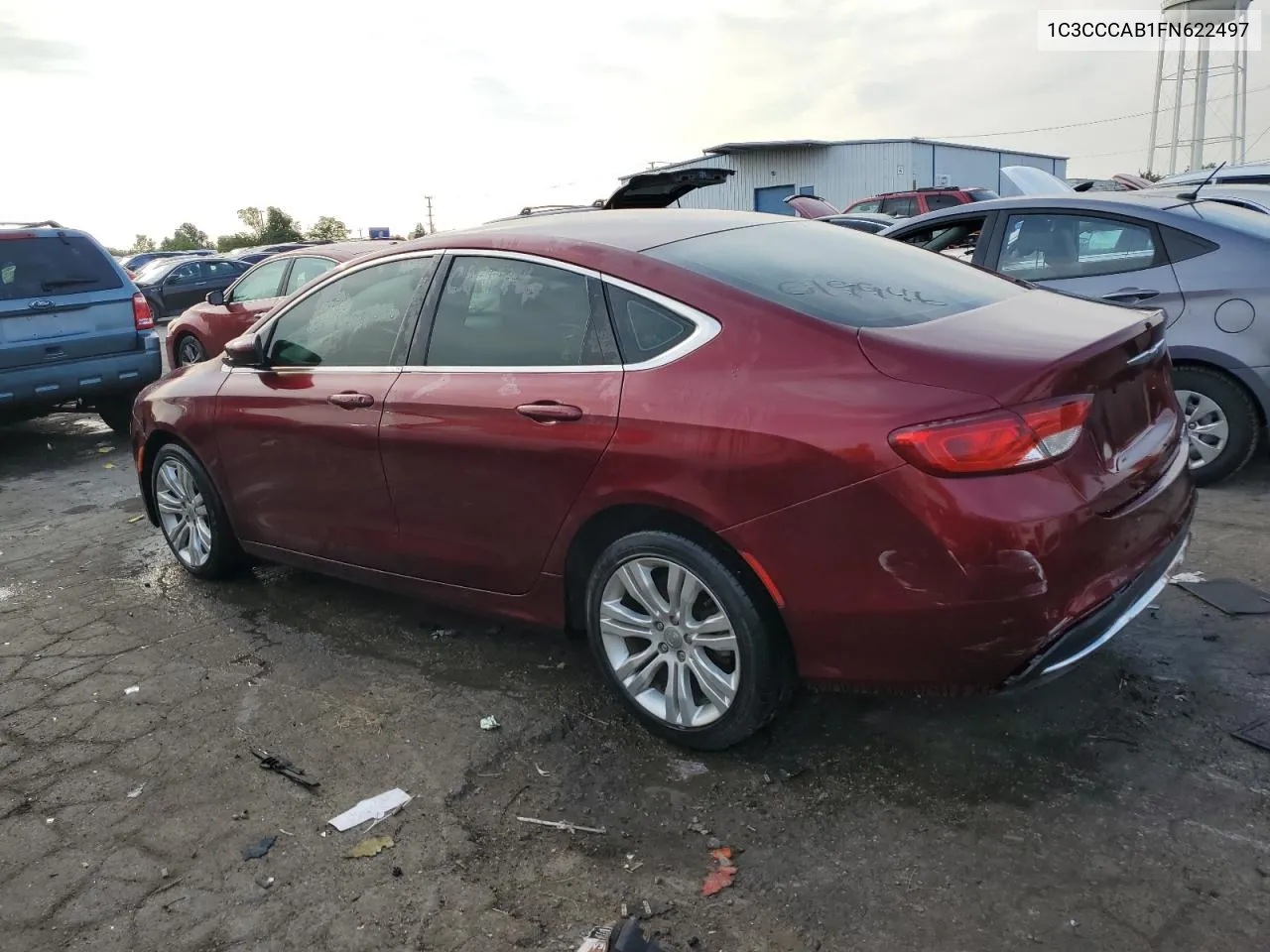 2015 Chrysler 200 Limited VIN: 1C3CCCAB1FN622497 Lot: 66689324