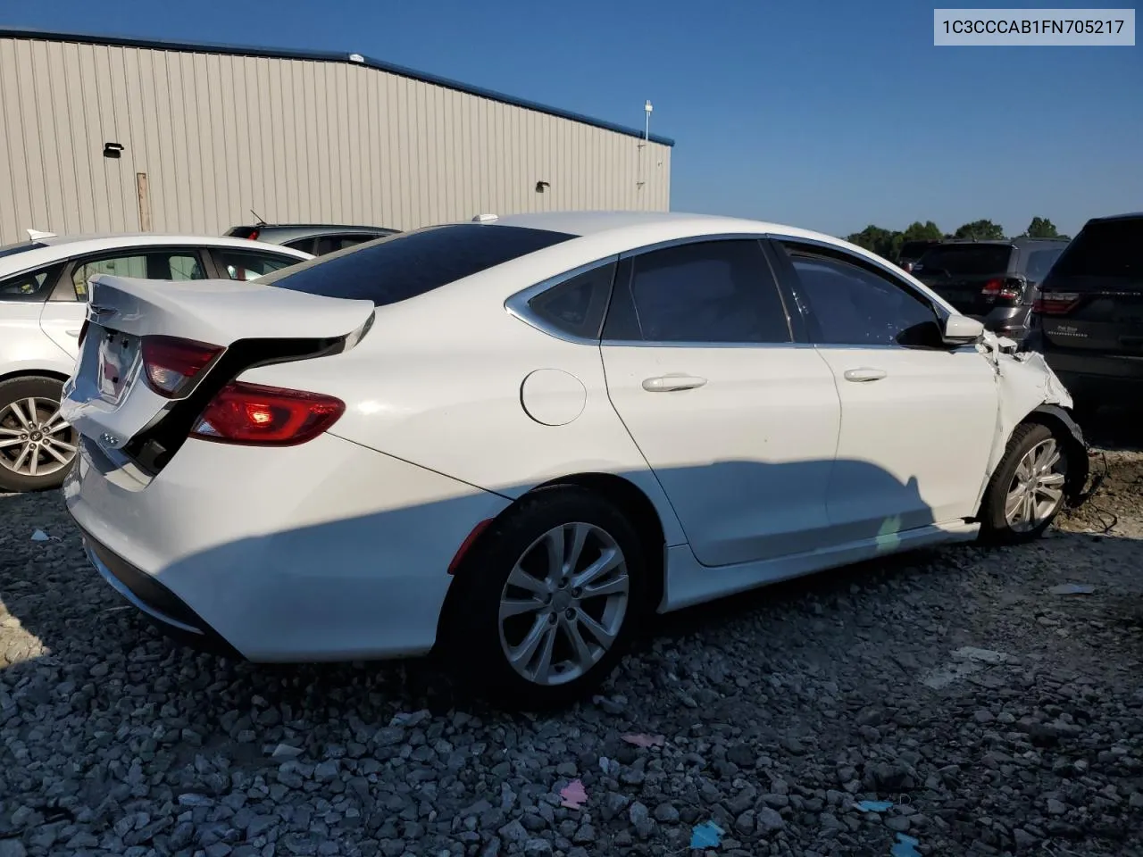 2015 Chrysler 200 Limited VIN: 1C3CCCAB1FN705217 Lot: 66721654