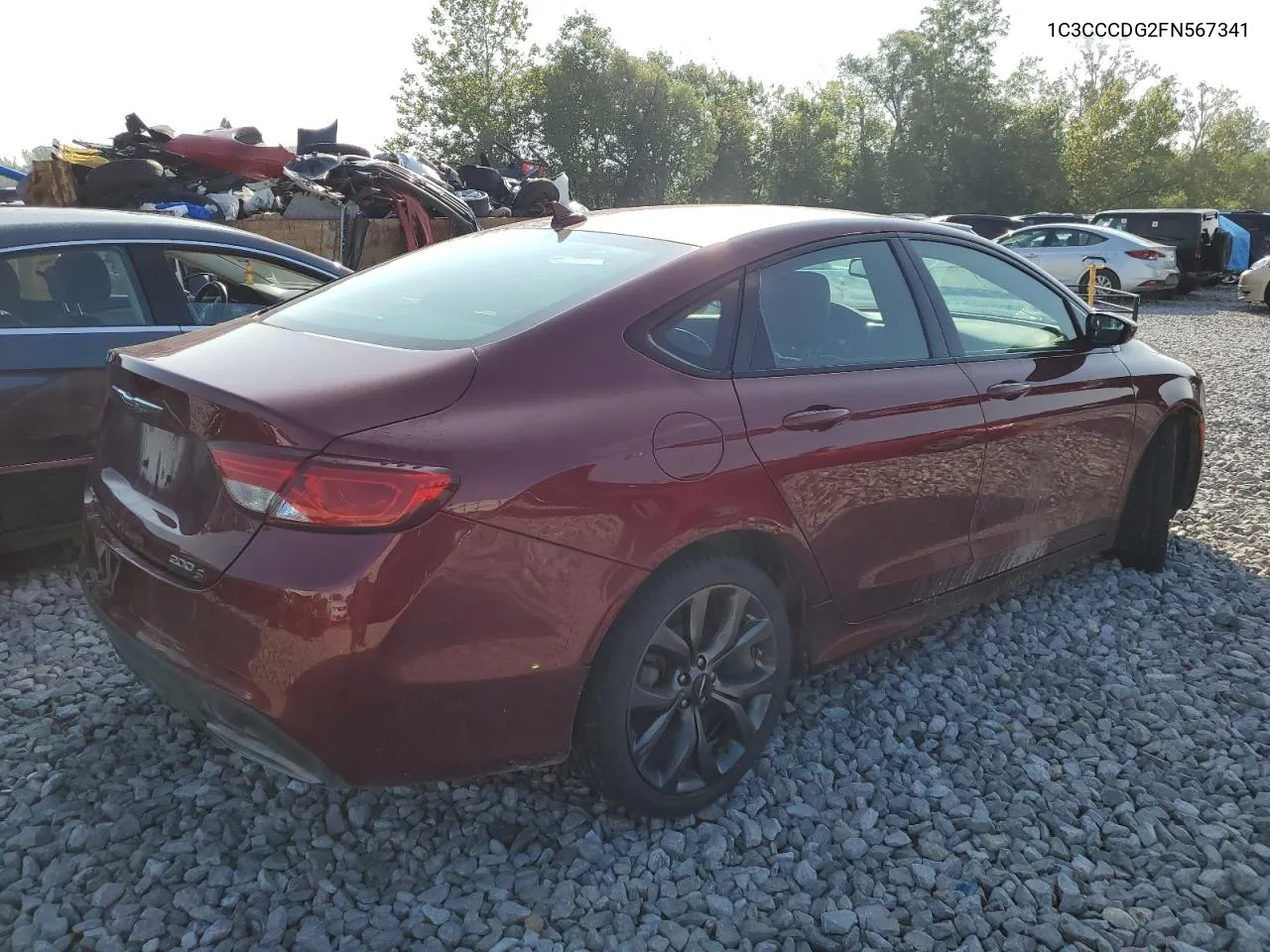 2015 Chrysler 200 S VIN: 1C3CCCDG2FN567341 Lot: 66938224