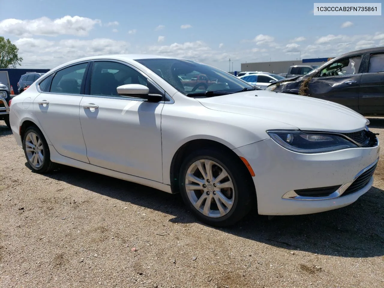 1C3CCCAB2FN735861 2015 Chrysler 200 Limited