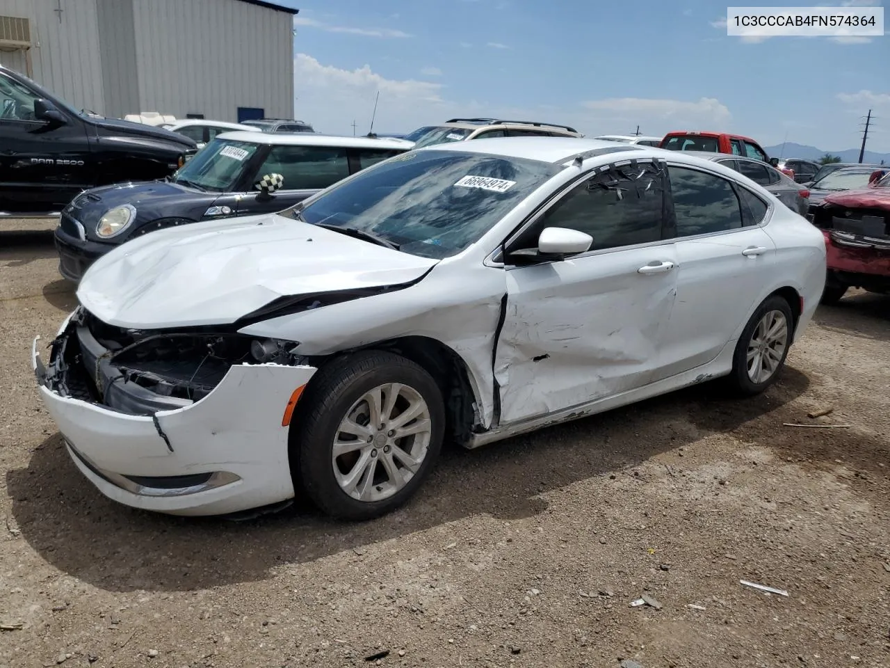 1C3CCCAB4FN574364 2015 Chrysler 200 Limited