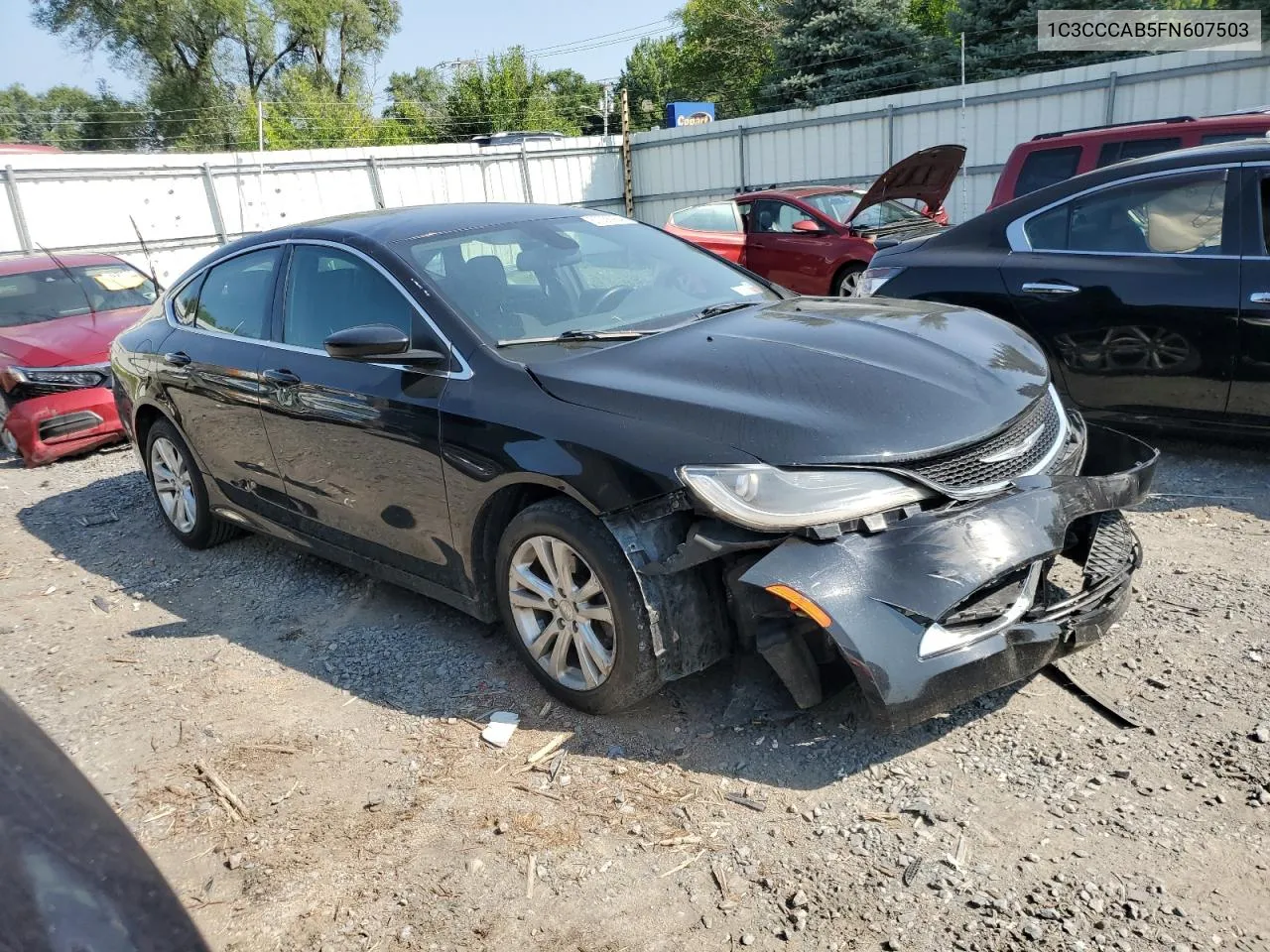 2015 Chrysler 200 Limited VIN: 1C3CCCAB5FN607503 Lot: 67036984