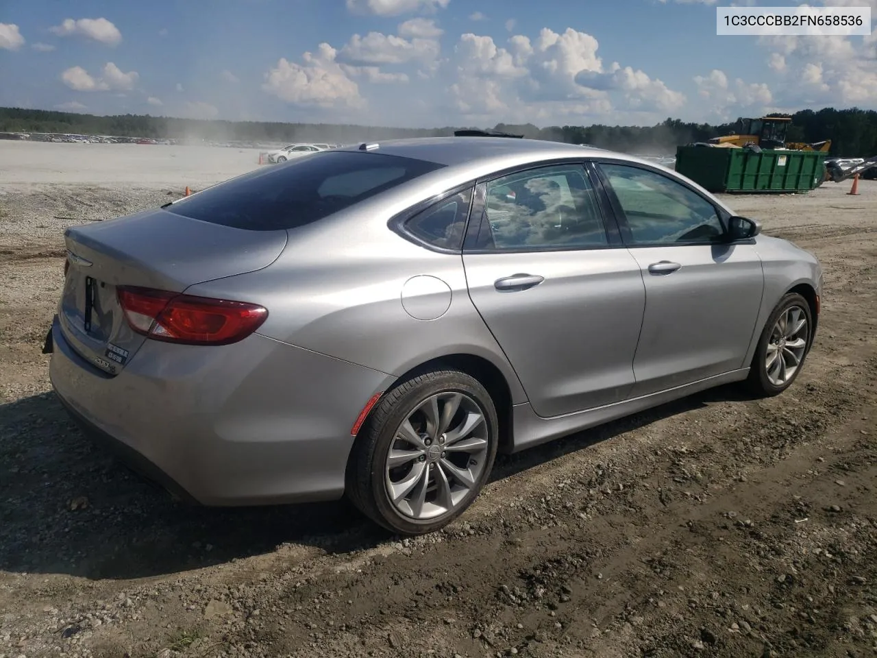 2015 Chrysler 200 S VIN: 1C3CCCBB2FN658536 Lot: 67375164