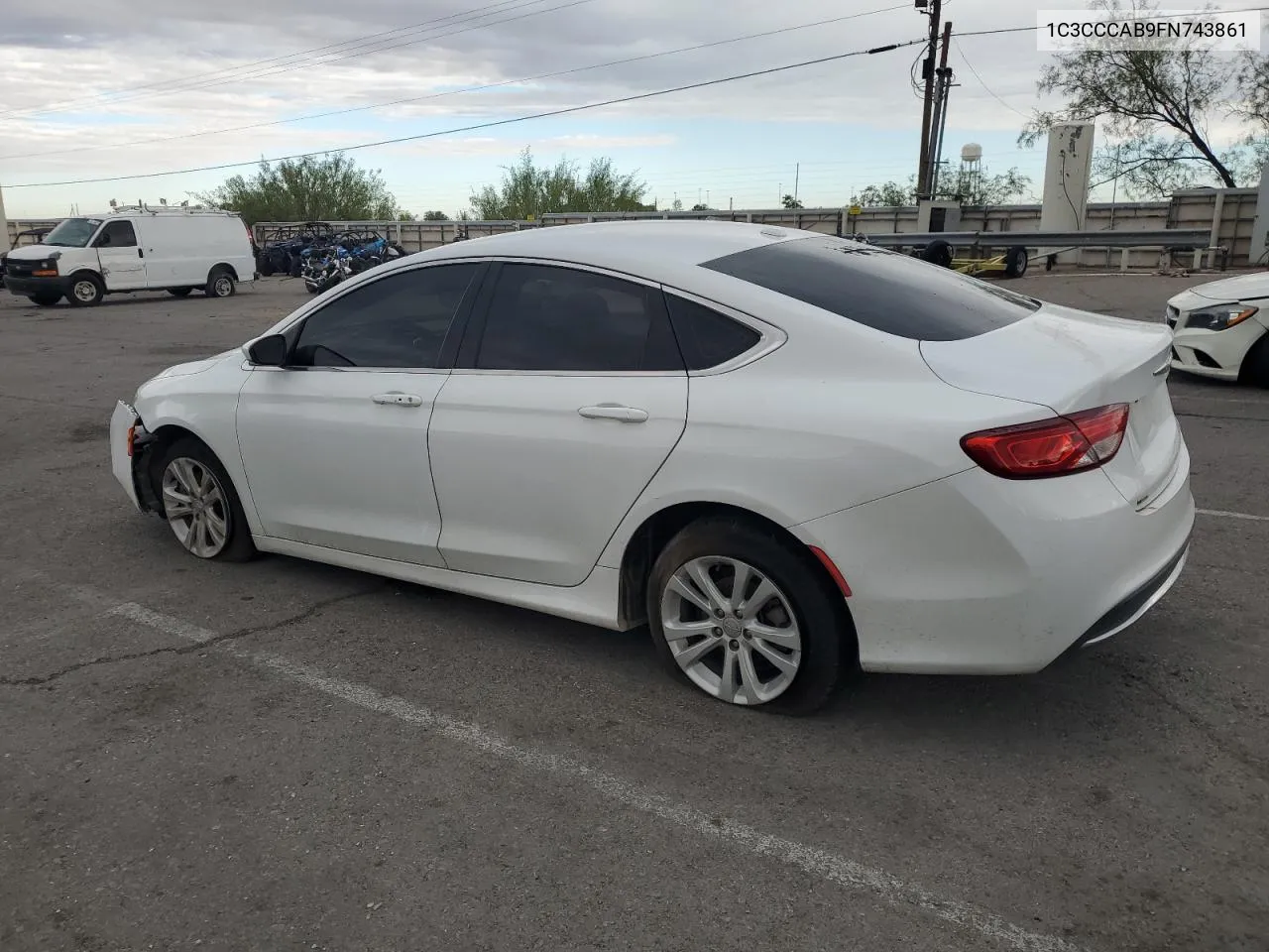 2015 Chrysler 200 Limited VIN: 1C3CCCAB9FN743861 Lot: 67408394