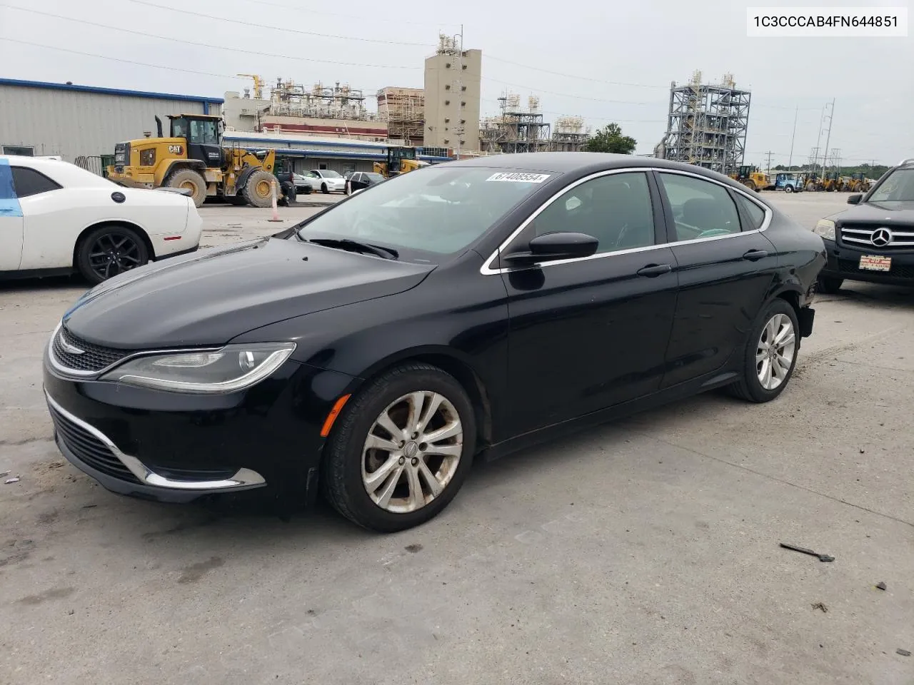 2015 Chrysler 200 Limited VIN: 1C3CCCAB4FN644851 Lot: 67408554