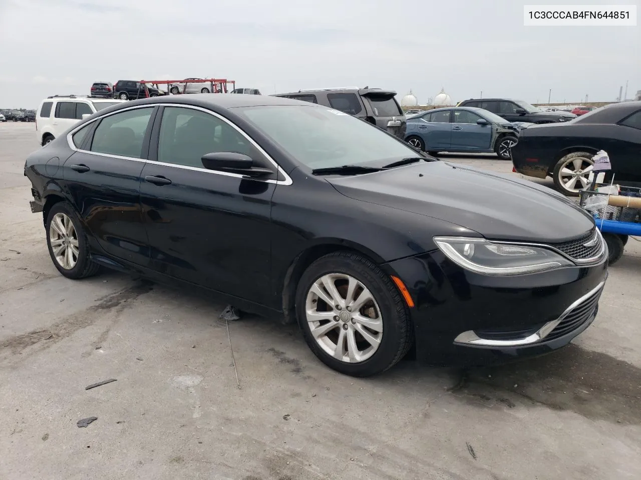 2015 Chrysler 200 Limited VIN: 1C3CCCAB4FN644851 Lot: 67408554