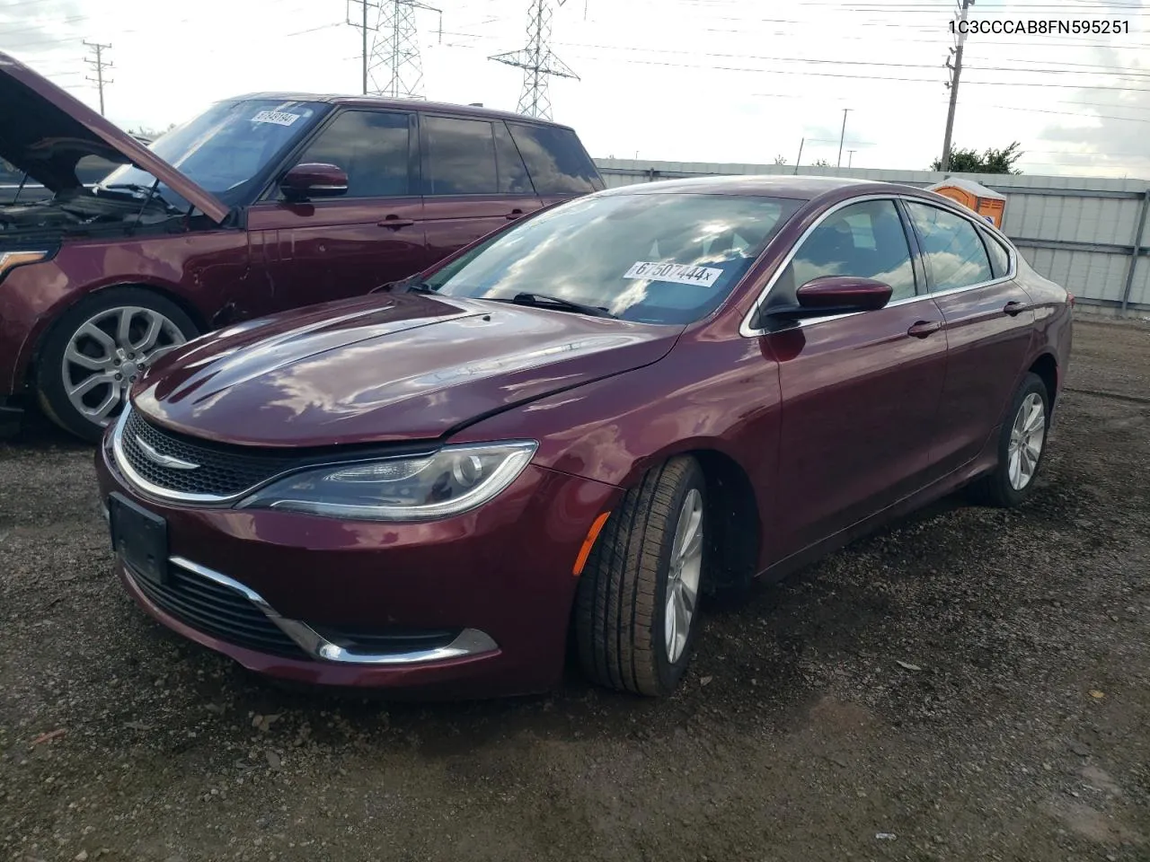 2015 Chrysler 200 Limited VIN: 1C3CCCAB8FN595251 Lot: 67507444