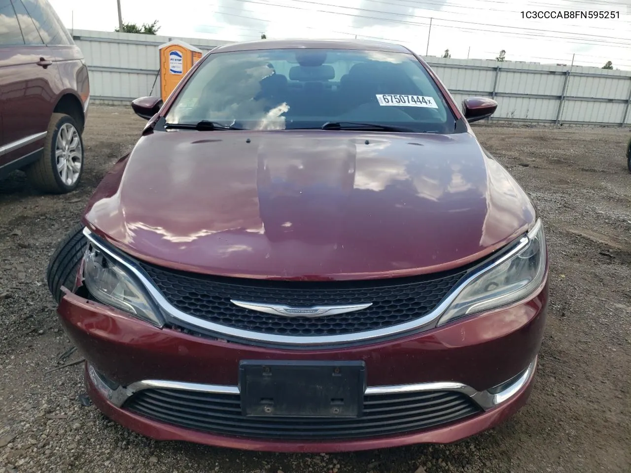 2015 Chrysler 200 Limited VIN: 1C3CCCAB8FN595251 Lot: 67507444