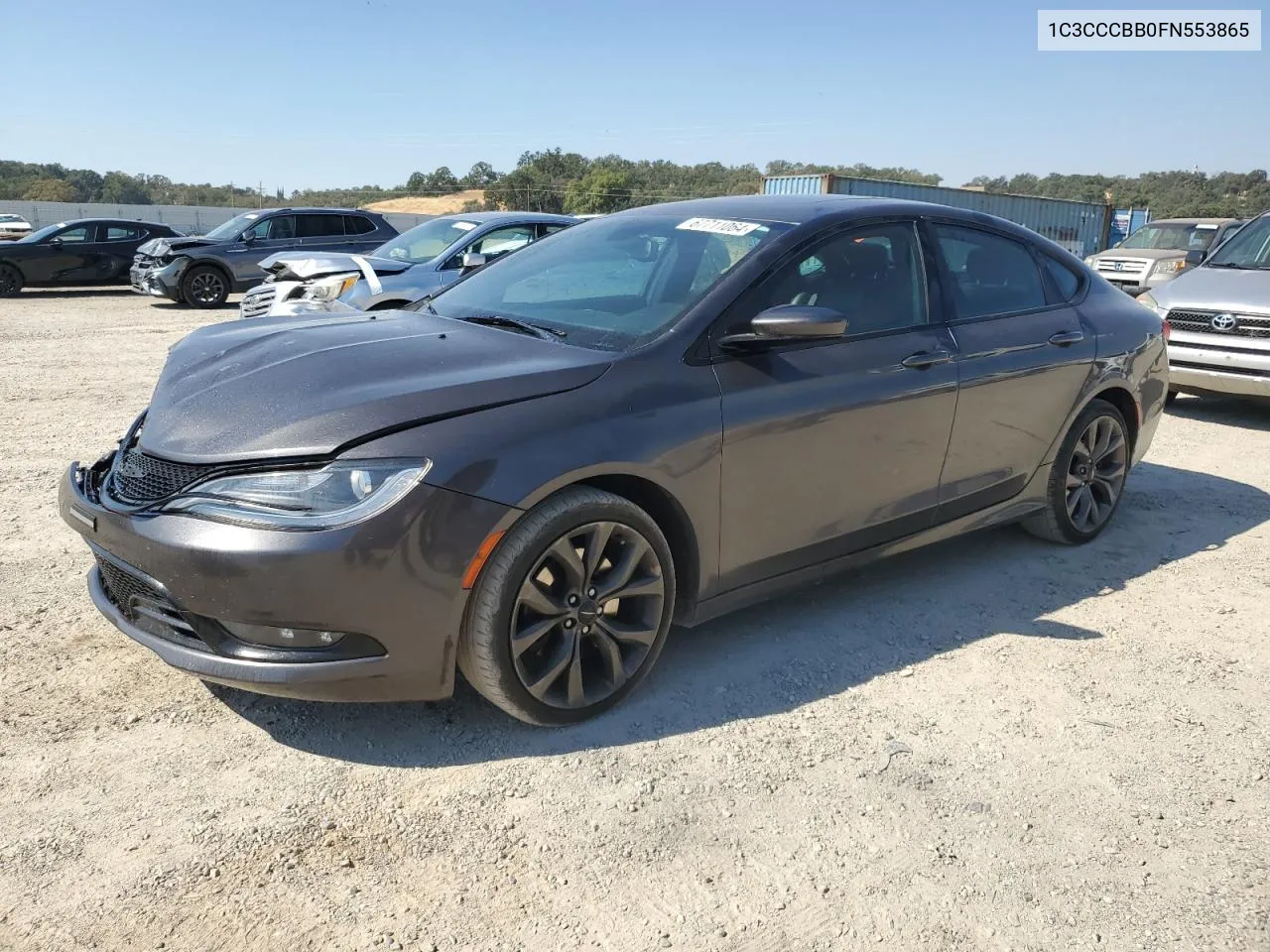 2015 Chrysler 200 S VIN: 1C3CCCBB0FN553865 Lot: 67711064