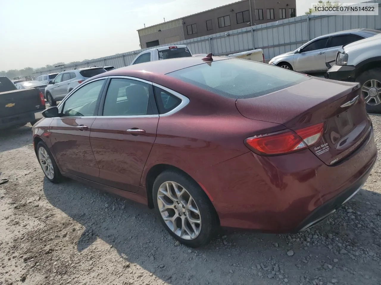 2015 Chrysler 200 C VIN: 1C3CCCEG7FN514522 Lot: 67772424