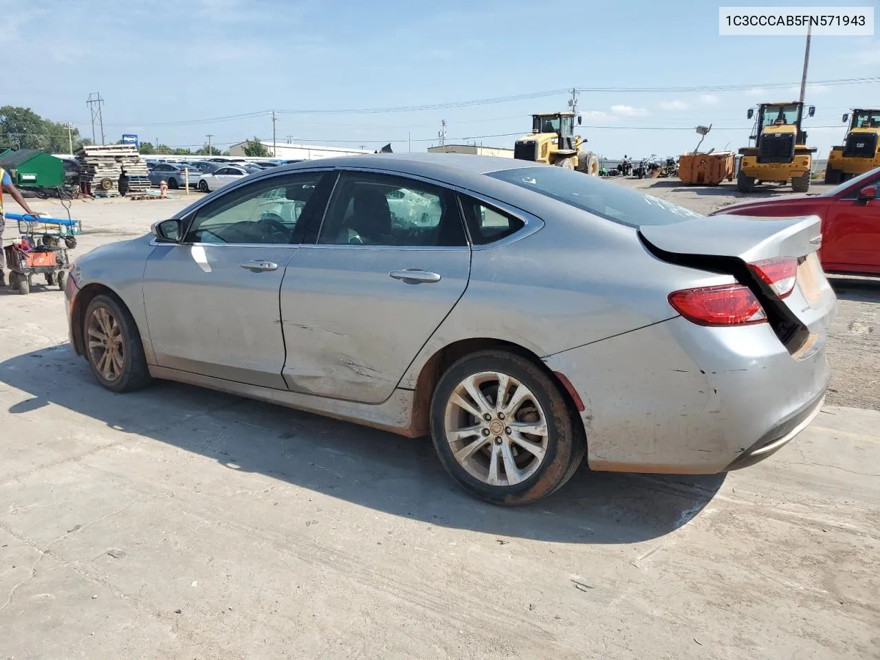 2015 Chrysler 200 Limited VIN: 1C3CCCAB5FN571943 Lot: 68229874