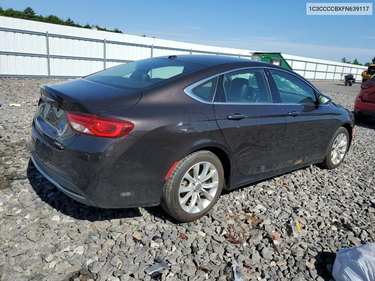 2015 Chrysler 200 C VIN: 1C3CCCCBXFN639117 Lot: 68269244