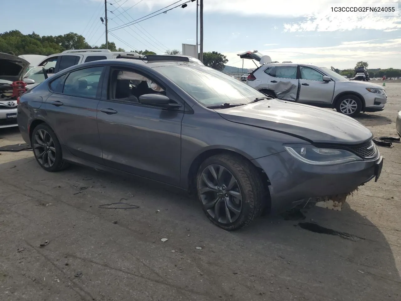 1C3CCCDG2FN624055 2015 Chrysler 200 S