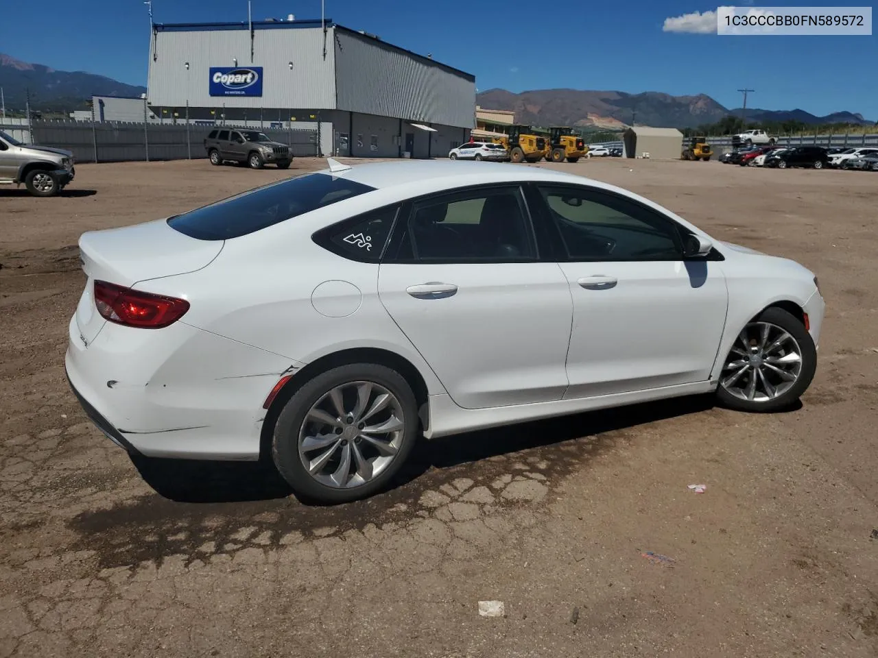 2015 Chrysler 200 S VIN: 1C3CCCBB0FN589572 Lot: 68318264