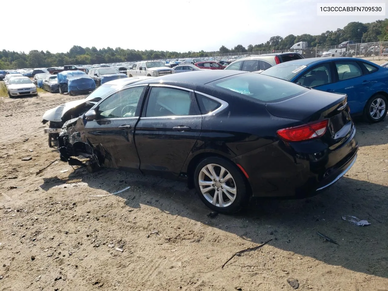 2015 Chrysler 200 Limited VIN: 1C3CCCAB3FN709530 Lot: 68362314