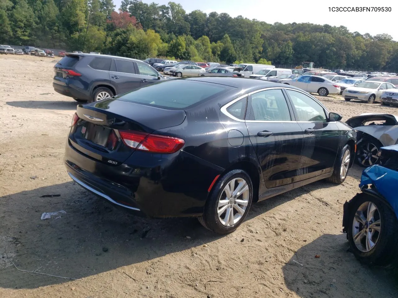 2015 Chrysler 200 Limited VIN: 1C3CCCAB3FN709530 Lot: 68362314