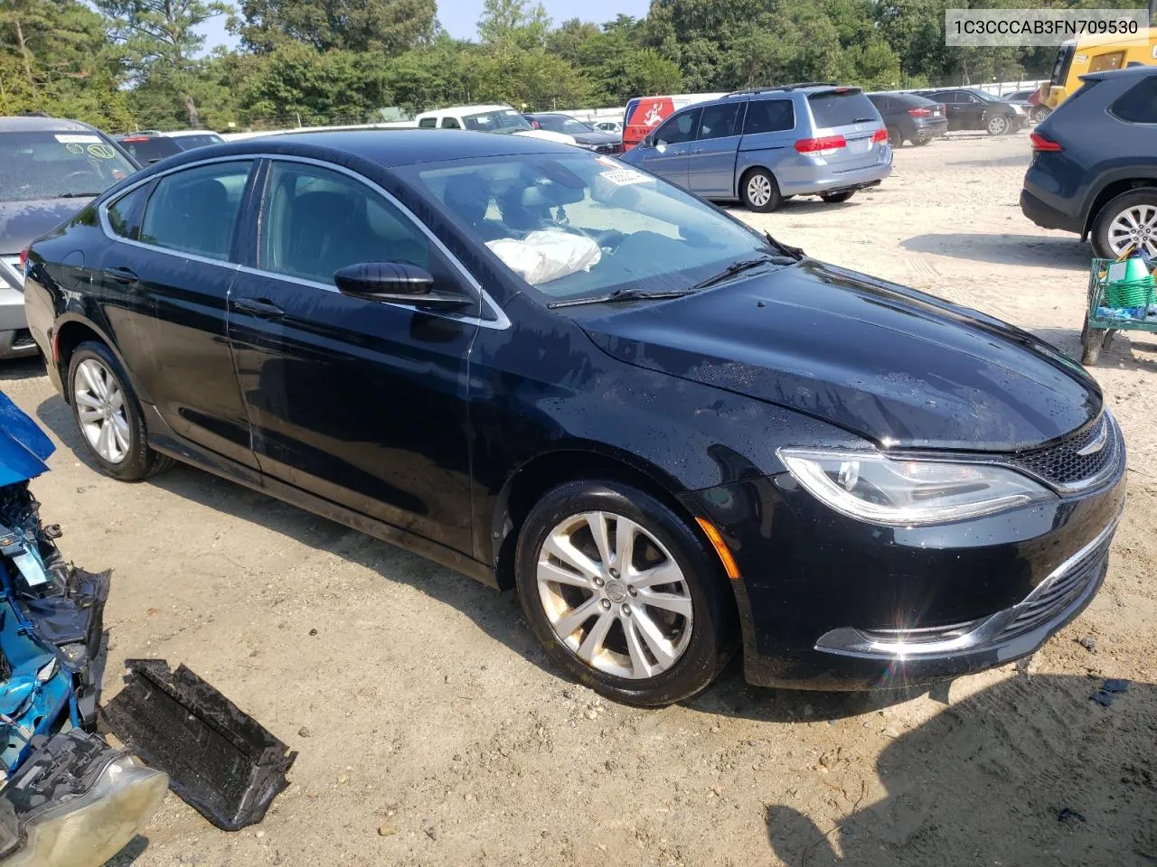 2015 Chrysler 200 Limited VIN: 1C3CCCAB3FN709530 Lot: 68362314