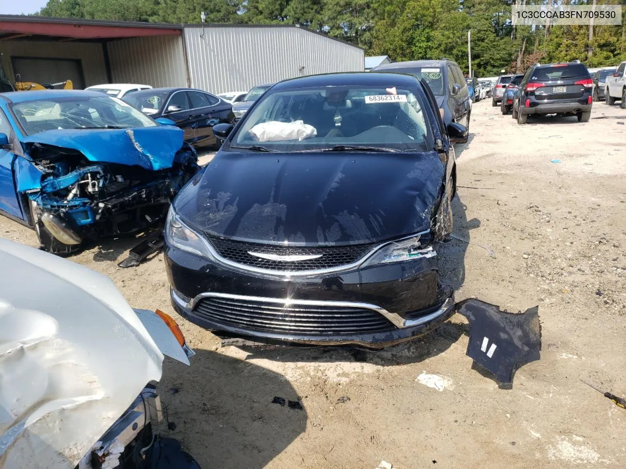 2015 Chrysler 200 Limited VIN: 1C3CCCAB3FN709530 Lot: 68362314