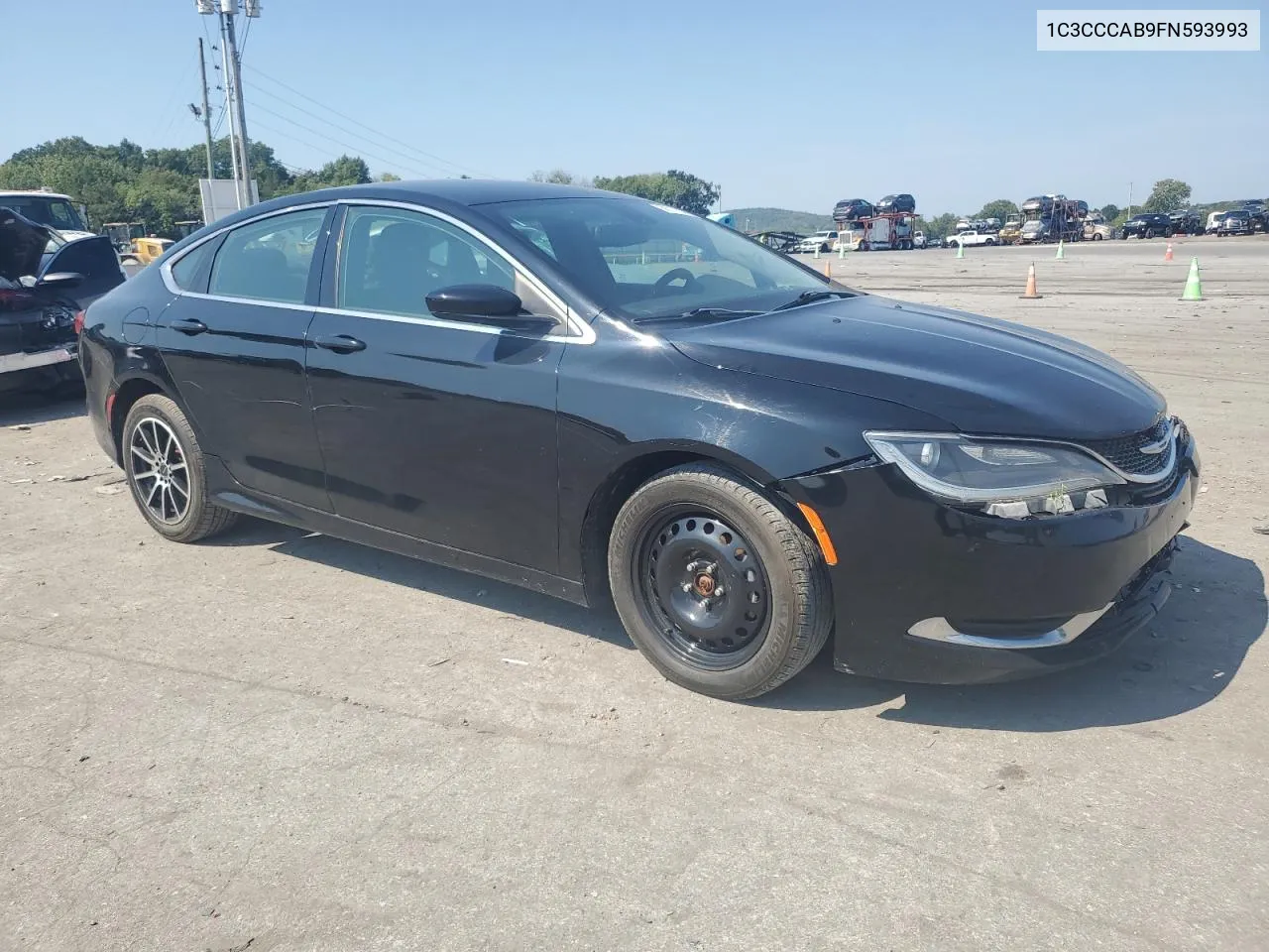 2015 Chrysler 200 Limited VIN: 1C3CCCAB9FN593993 Lot: 68771044