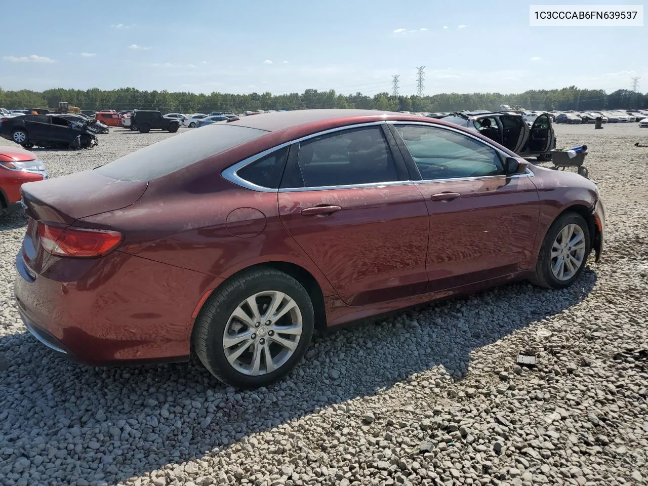 2015 Chrysler 200 Limited VIN: 1C3CCCAB6FN639537 Lot: 68806434