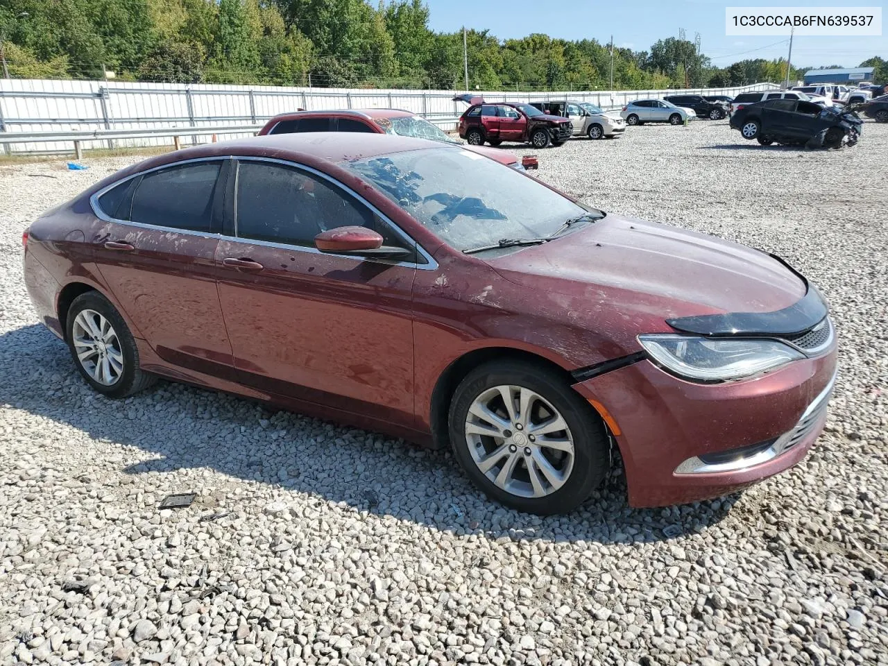 2015 Chrysler 200 Limited VIN: 1C3CCCAB6FN639537 Lot: 68806434