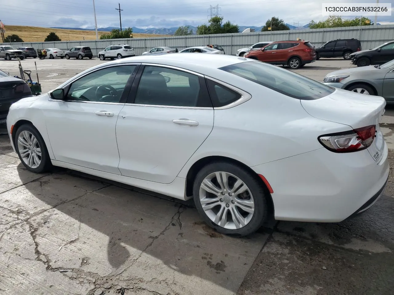 2015 Chrysler 200 Limited VIN: 1C3CCCAB3FN532266 Lot: 68862024