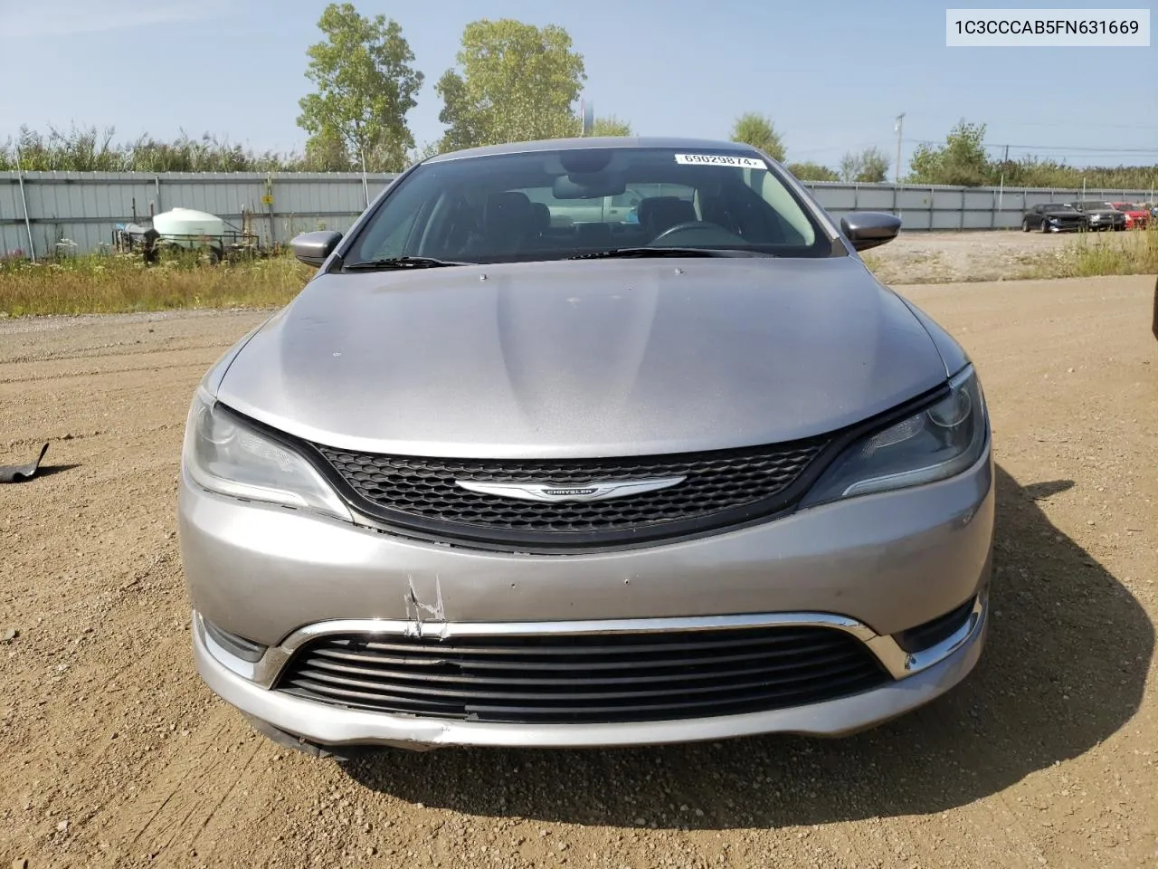 2015 Chrysler 200 Limited VIN: 1C3CCCAB5FN631669 Lot: 69029874