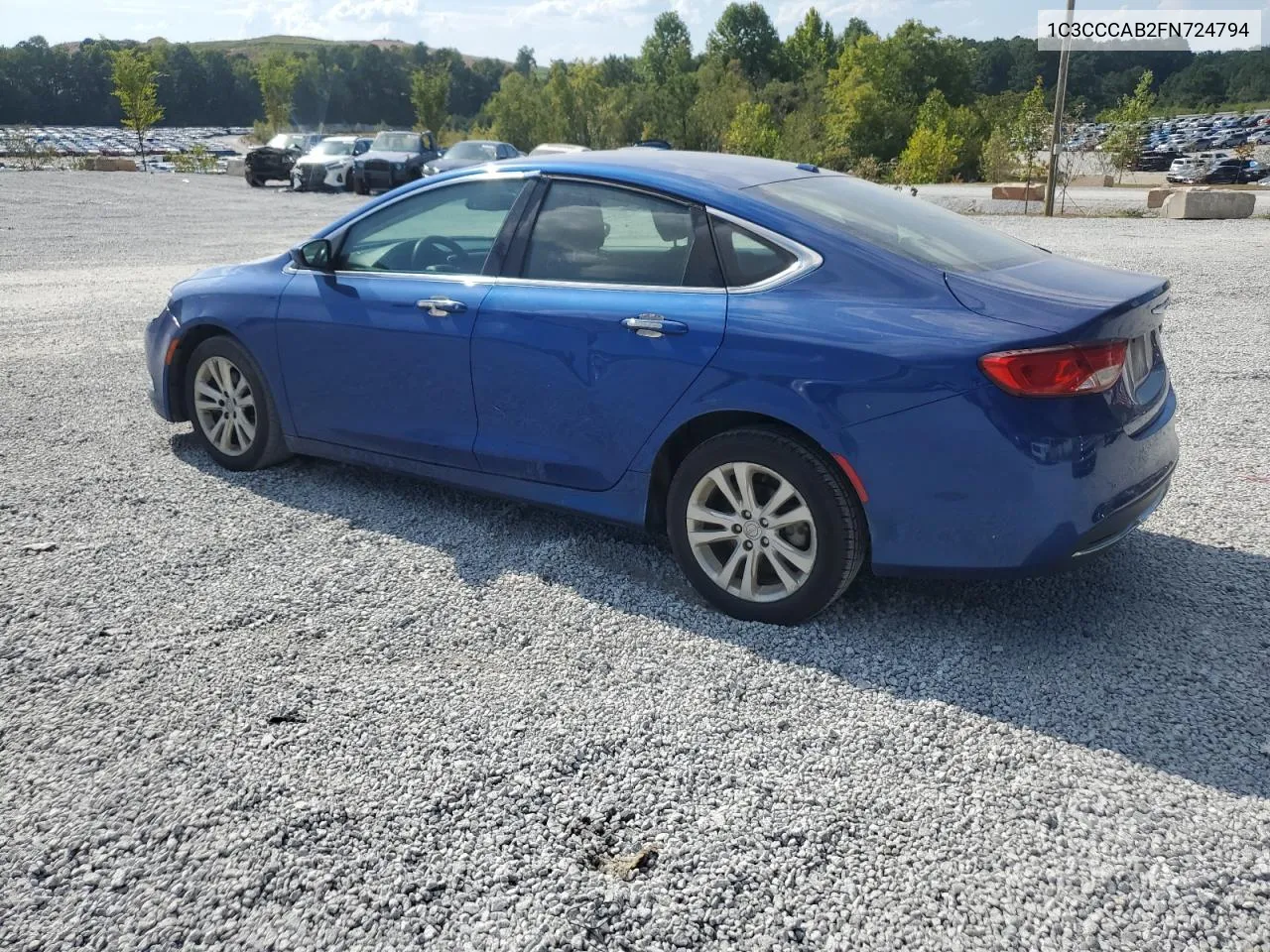 2015 Chrysler 200 Limited VIN: 1C3CCCAB2FN724794 Lot: 69087424