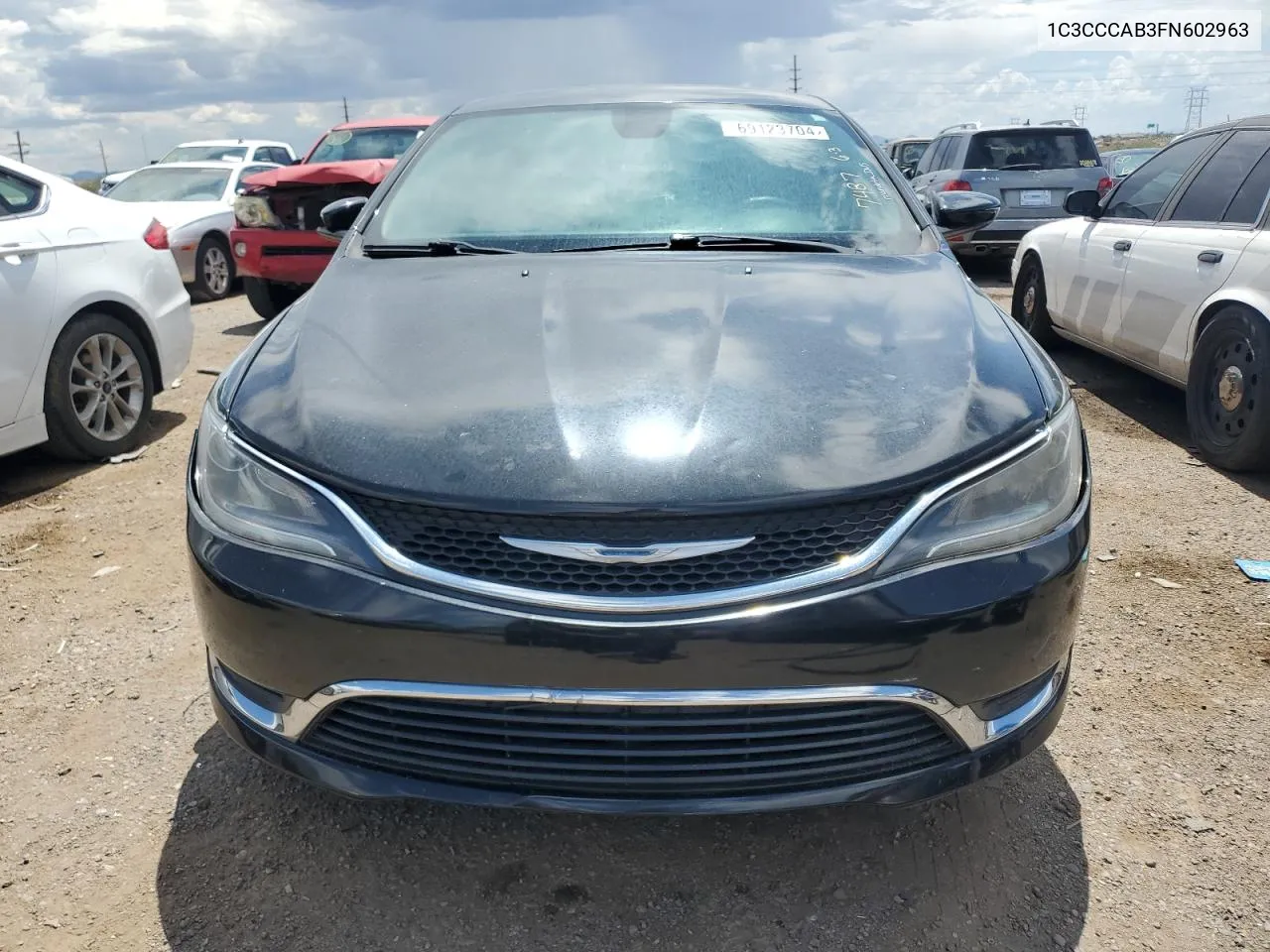 2015 Chrysler 200 Limited VIN: 1C3CCCAB3FN602963 Lot: 69123704