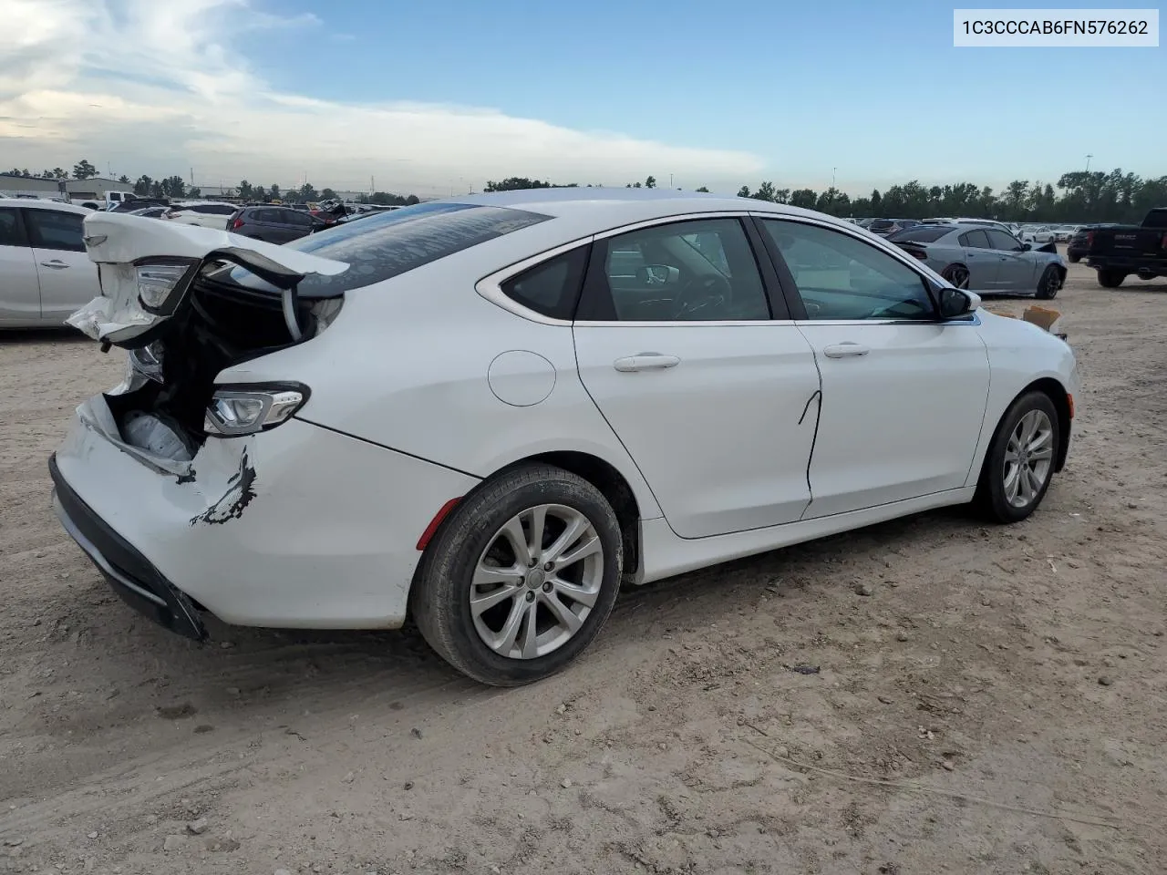 2015 Chrysler 200 Limited VIN: 1C3CCCAB6FN576262 Lot: 69254414