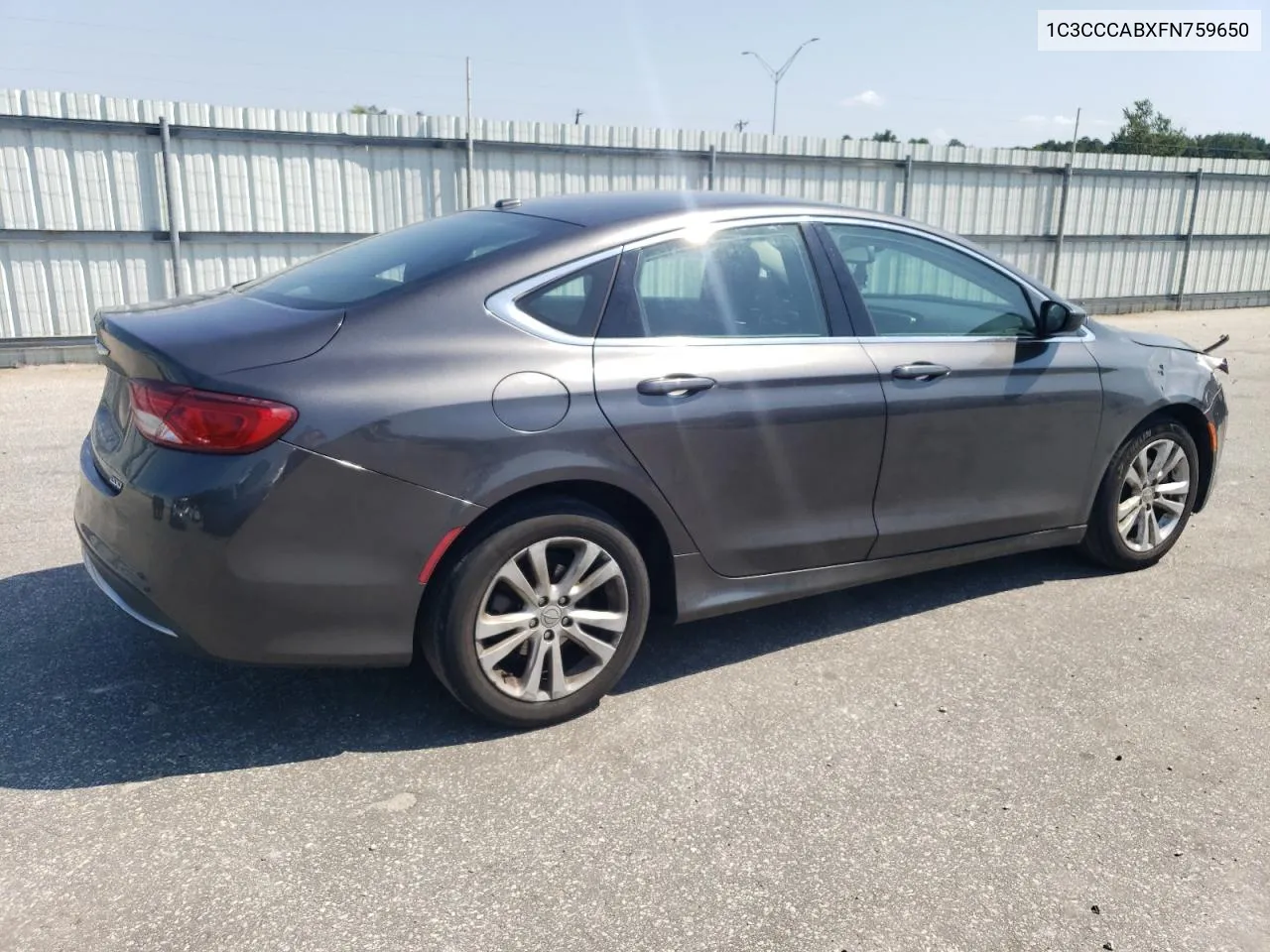 2015 Chrysler 200 Limited VIN: 1C3CCCABXFN759650 Lot: 69366554