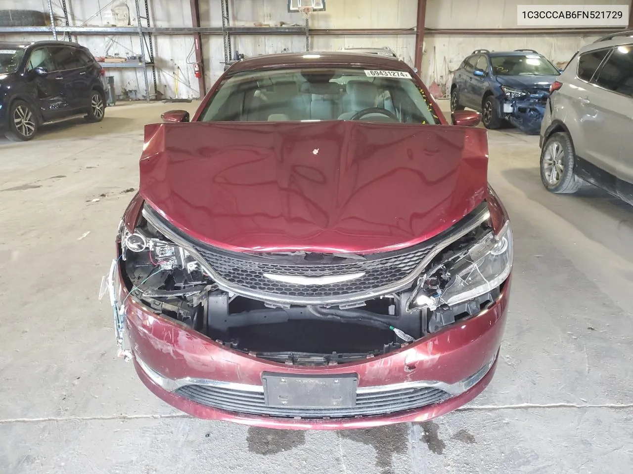 1C3CCCAB6FN521729 2015 Chrysler 200 Limited