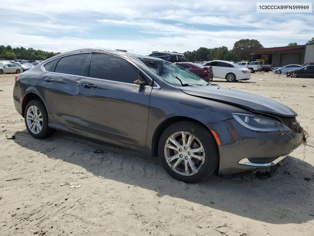 2015 Chrysler 200 Limited VIN: 1C3CCCAB9FN599969 Lot: 69472034