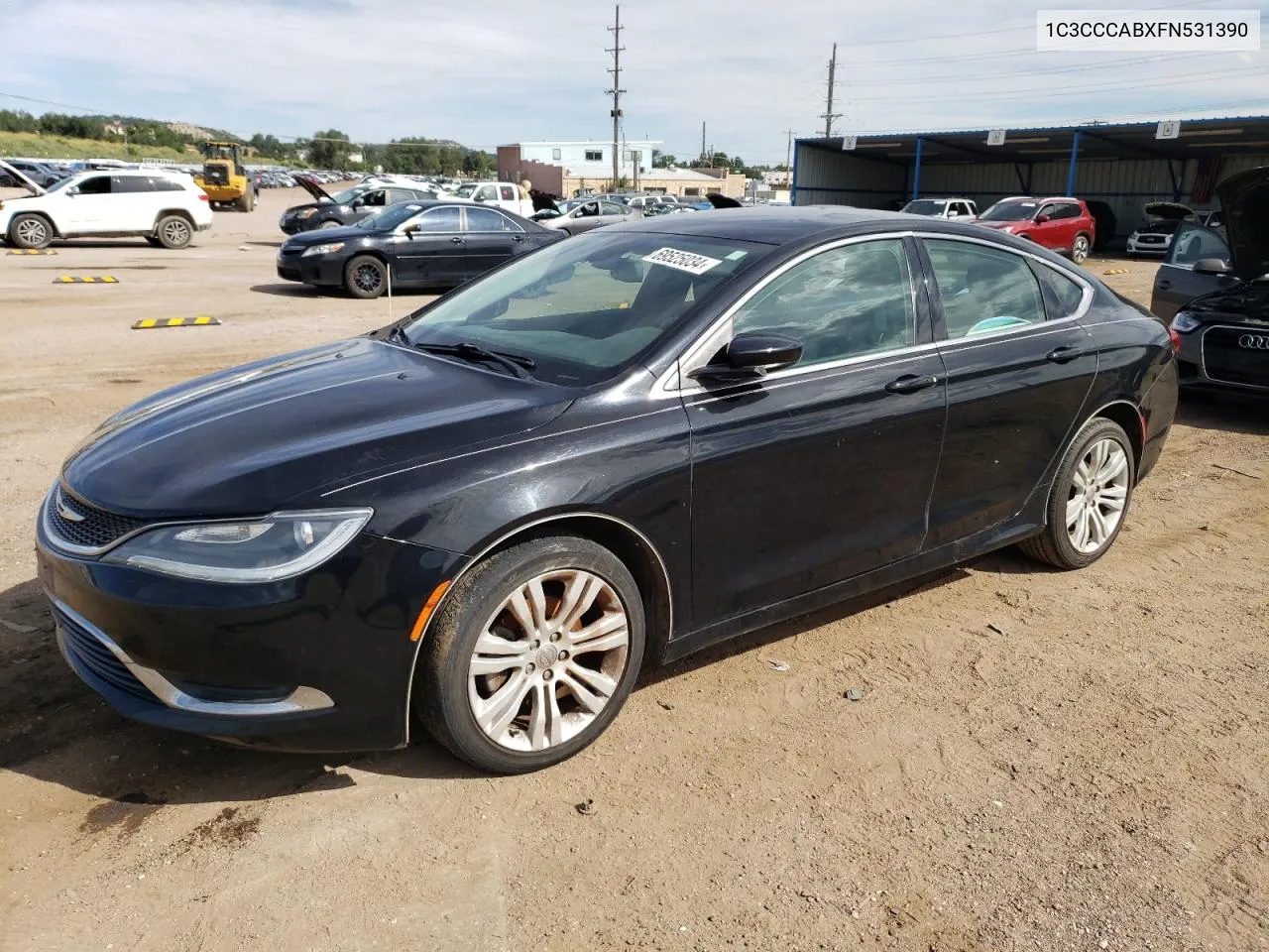 2015 Chrysler 200 Limited VIN: 1C3CCCABXFN531390 Lot: 69525034