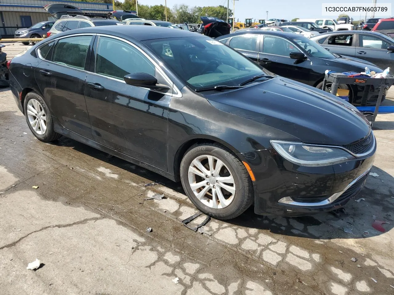 2015 Chrysler 200 Limited VIN: 1C3CCCAB7FN603789 Lot: 69647114