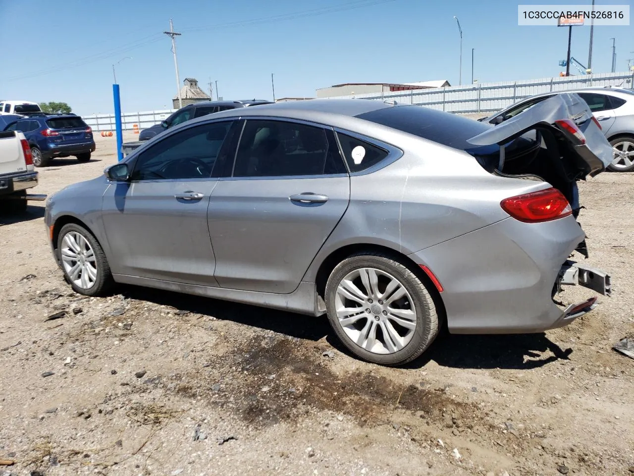 2015 Chrysler 200 Limited VIN: 1C3CCCAB4FN526816 Lot: 69714814