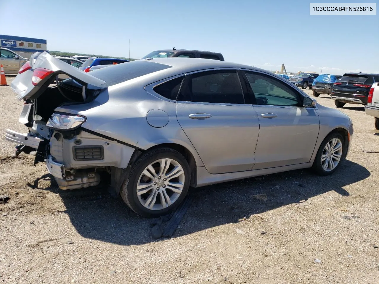 2015 Chrysler 200 Limited VIN: 1C3CCCAB4FN526816 Lot: 69714814