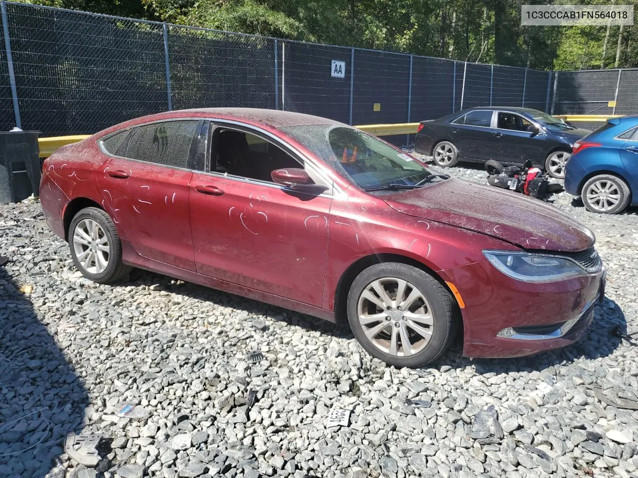 2015 Chrysler 200 Limited VIN: 1C3CCCAB1FN564018 Lot: 69926154