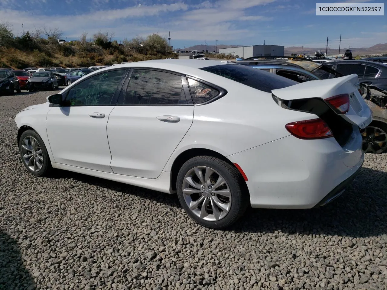 2015 Chrysler 200 S VIN: 1C3CCCDGXFN522597 Lot: 70063464