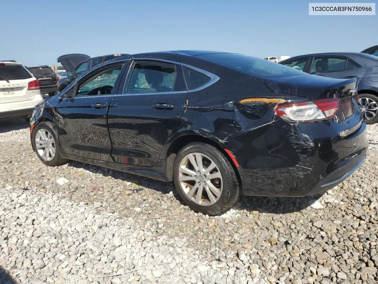 2015 Chrysler 200 Limited VIN: 1C3CCCAB3FN750966 Lot: 70074084