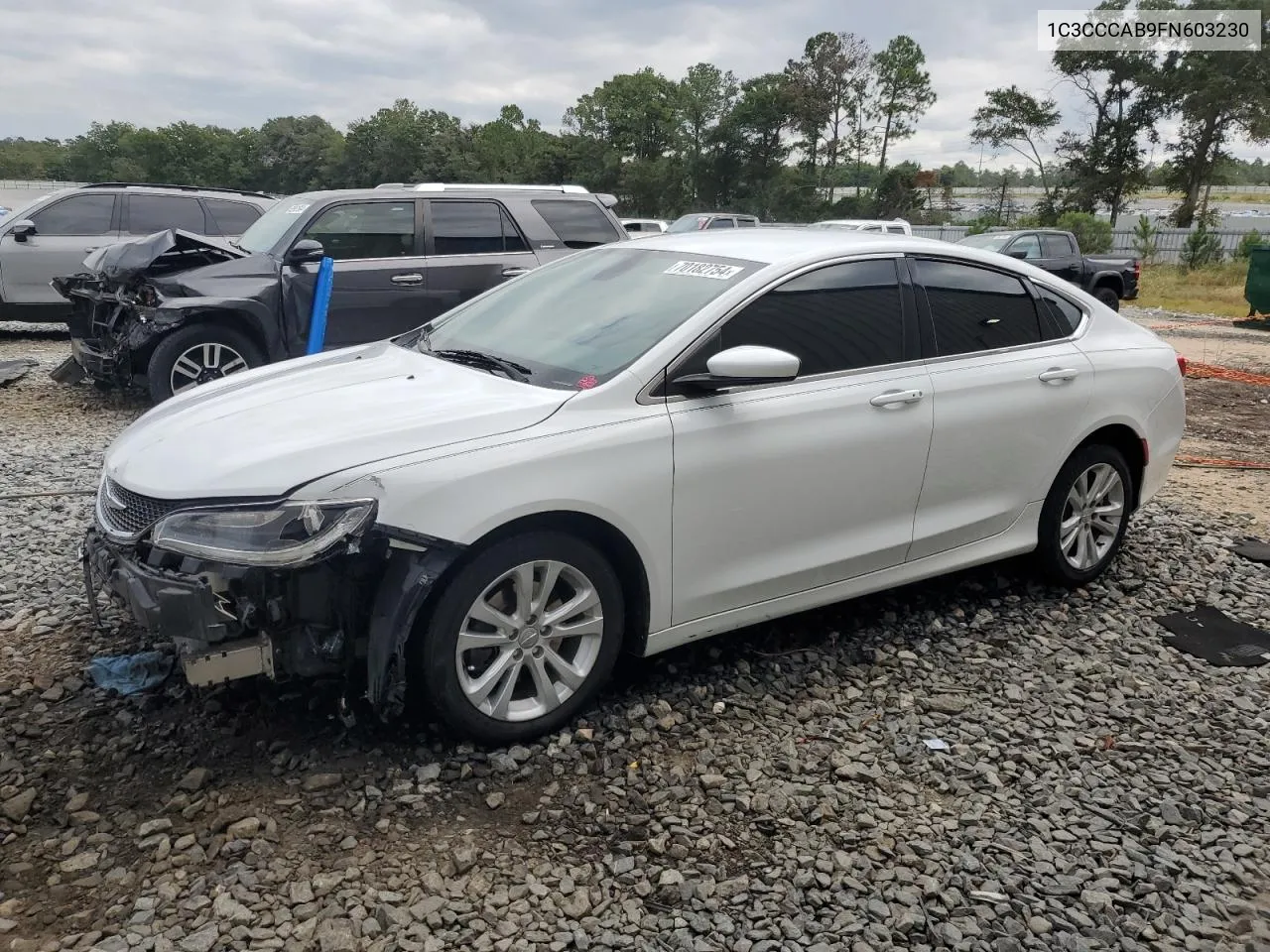 2015 Chrysler 200 Limited VIN: 1C3CCCAB9FN603230 Lot: 70182754