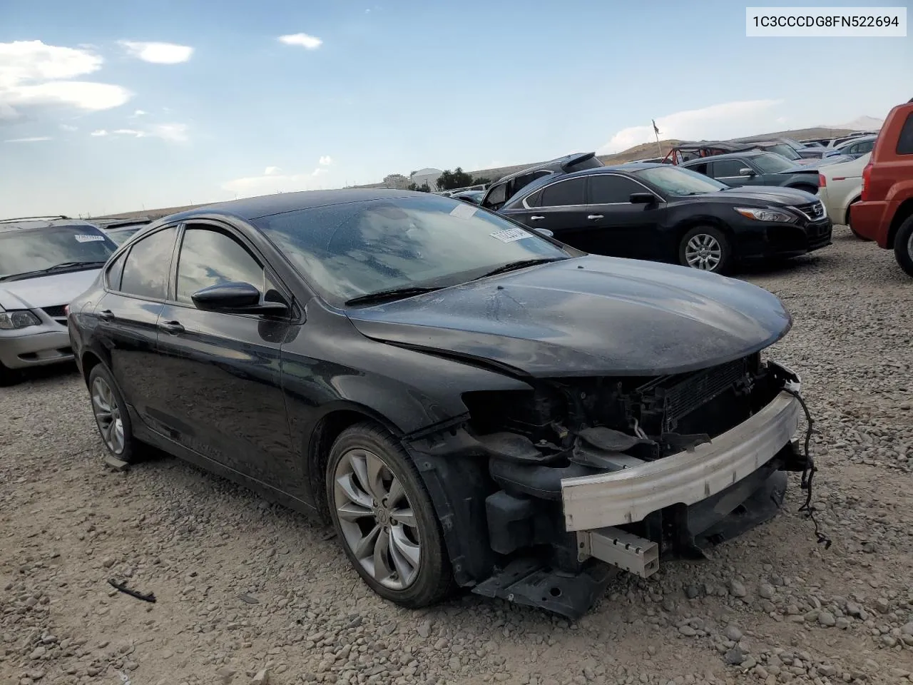 2015 Chrysler 200 S VIN: 1C3CCCDG8FN522694 Lot: 70233734