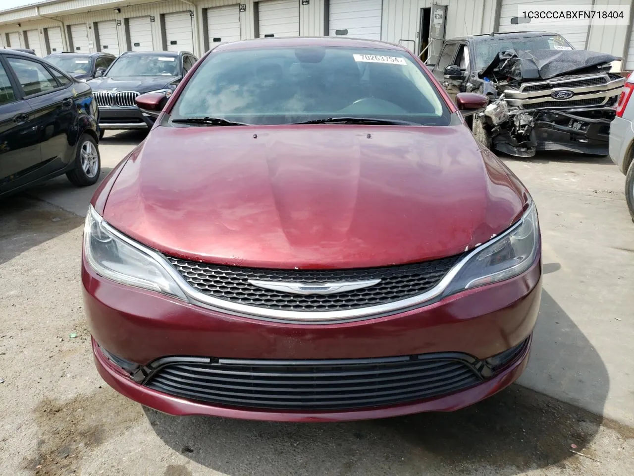 2015 Chrysler 200 Limited VIN: 1C3CCCABXFN718404 Lot: 70263754