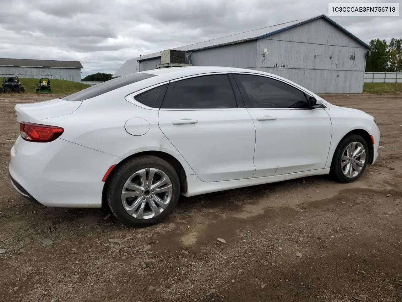 2015 Chrysler 200 Limited VIN: 1C3CCCAB3FN756718 Lot: 70436814