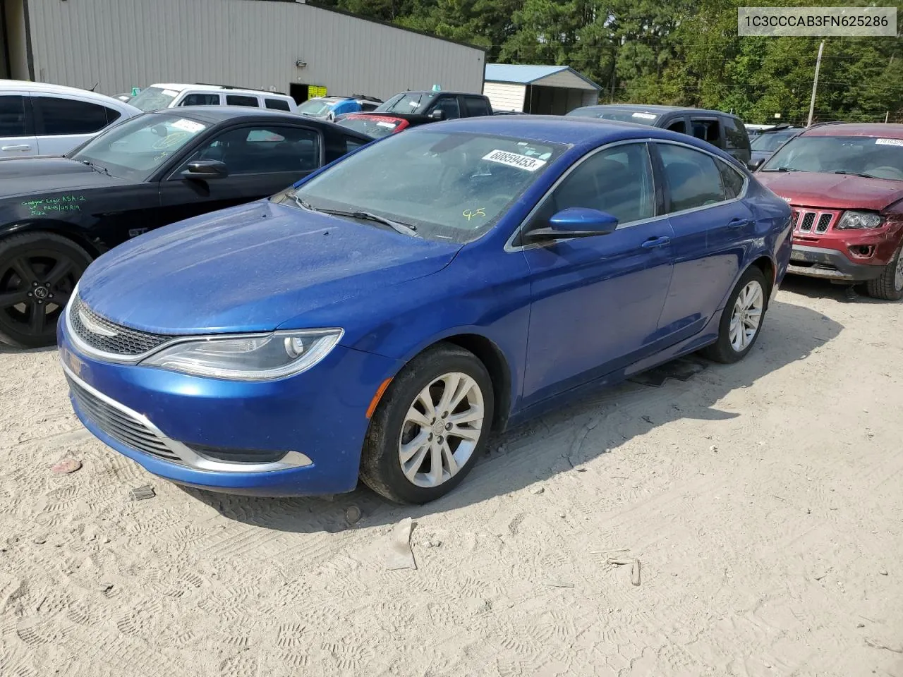 2015 Chrysler 200 Limited VIN: 1C3CCCAB3FN625286 Lot: 70570714