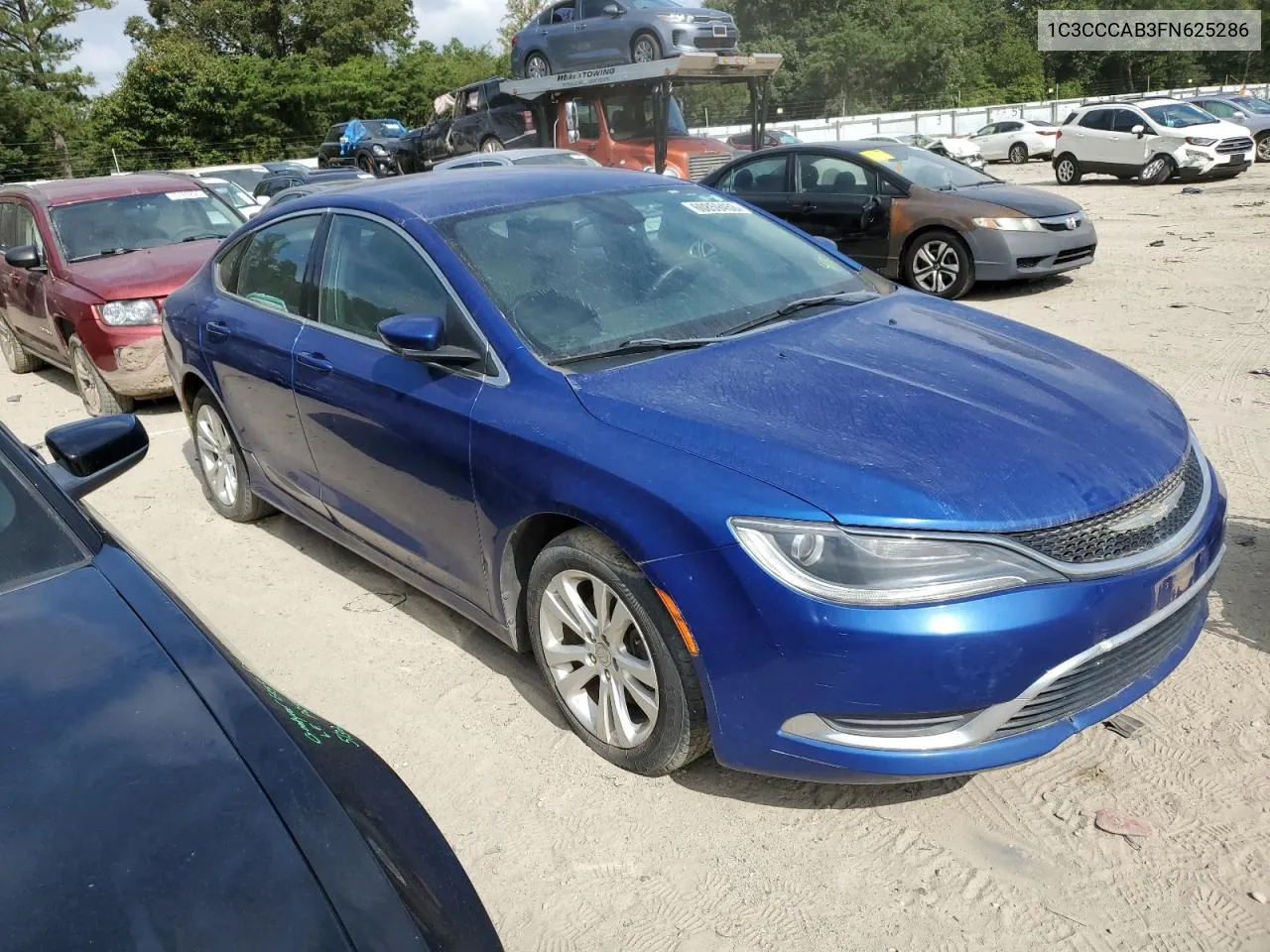 2015 Chrysler 200 Limited VIN: 1C3CCCAB3FN625286 Lot: 70570714