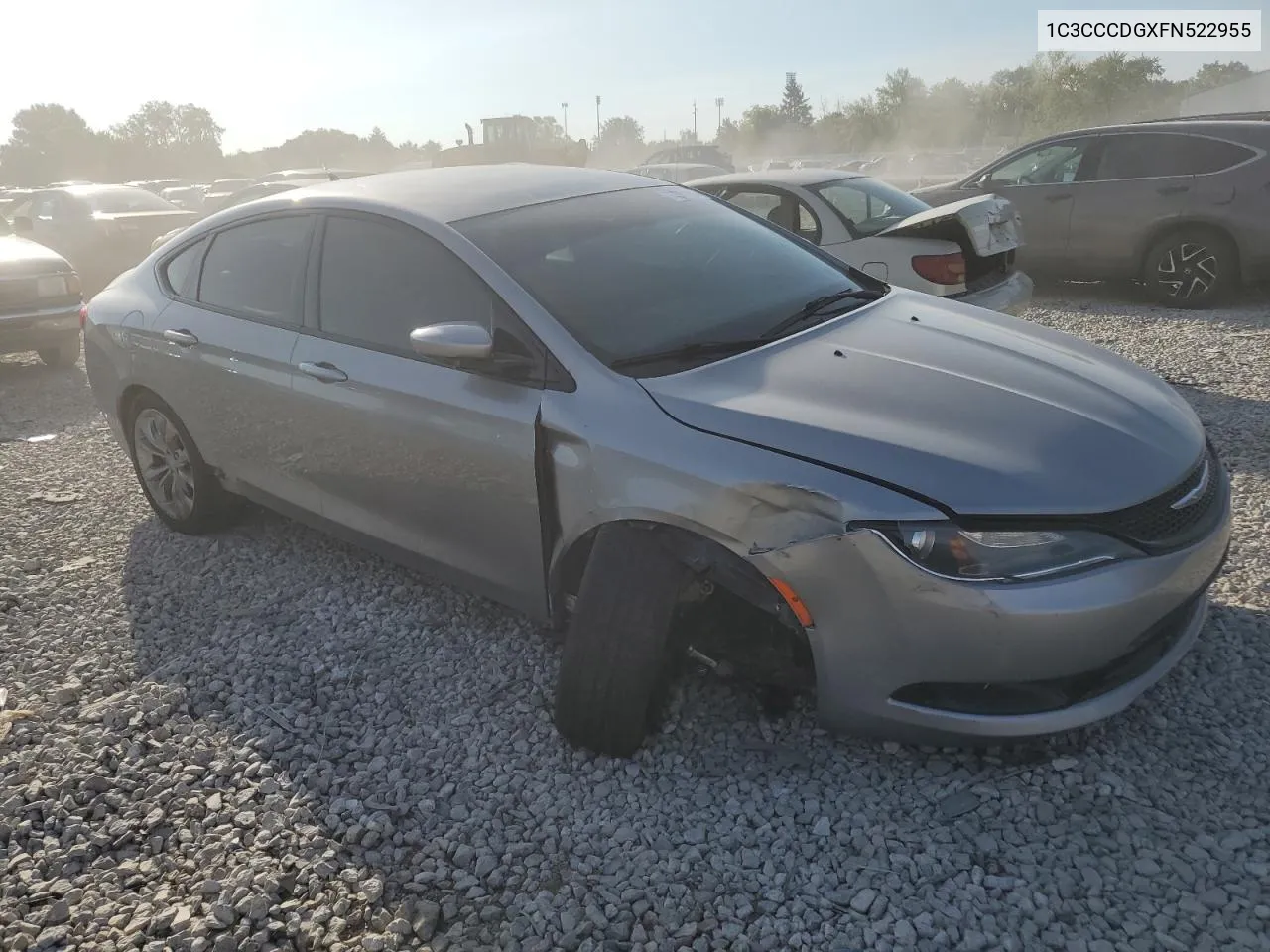 2015 Chrysler 200 S VIN: 1C3CCCDGXFN522955 Lot: 70644994