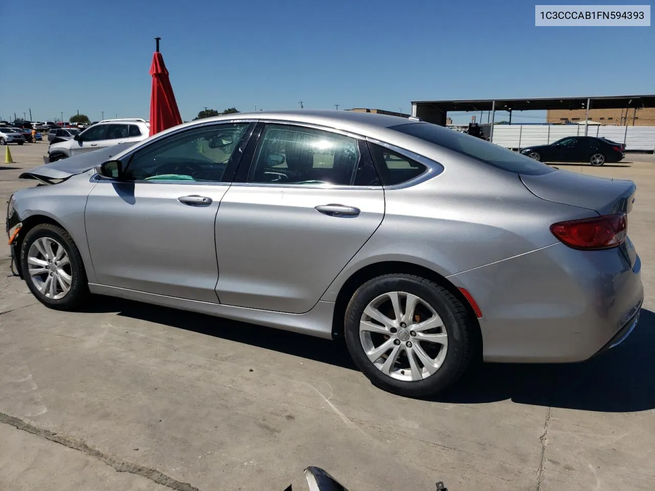 2015 Chrysler 200 Limited VIN: 1C3CCCAB1FN594393 Lot: 70713014