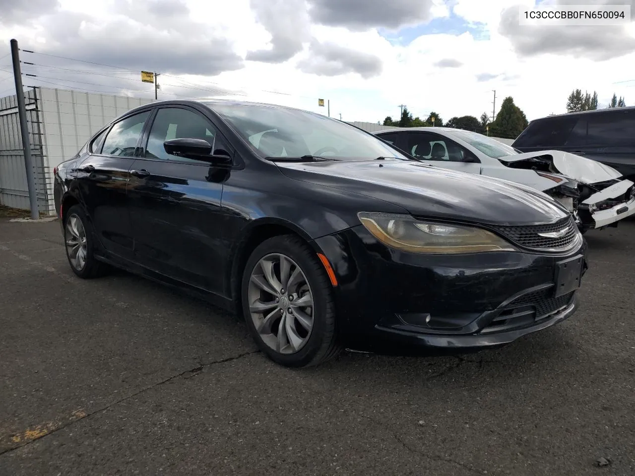 2015 Chrysler 200 S VIN: 1C3CCCBB0FN650094 Lot: 70752314